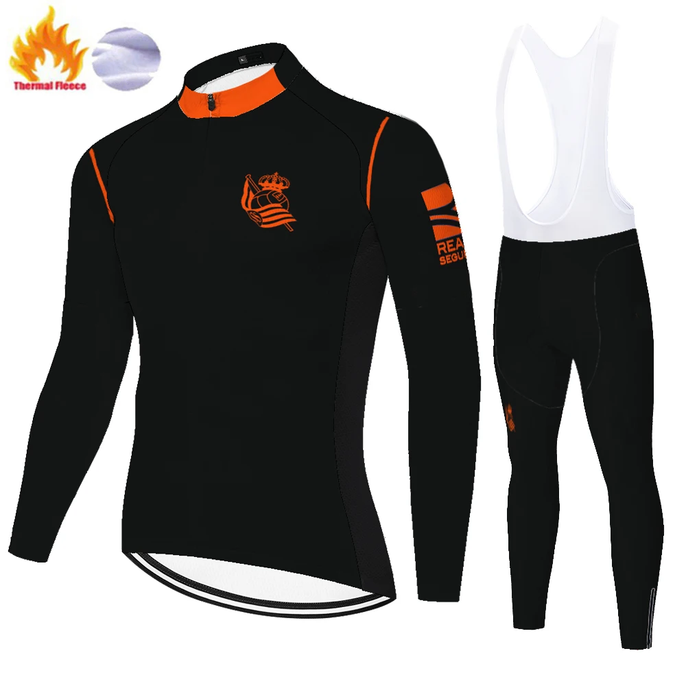 Зимняя Теплая Флисовая Мужская футболка Proteam Green Betis ropa bicicleta hombre одежда для