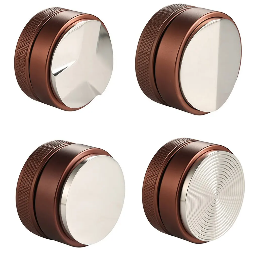 

49mm Coffee Tamper Coffee Distributor Adjustable Espresso Powder Hammer Distributor Coffee Tamper Leveler