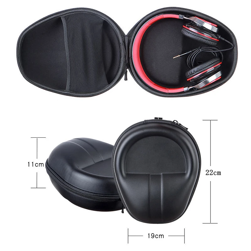 

2021 EAV Portable Shockproof Headphone Bag Earphone Case Headset Carry Pouch Storage Bag Hard Box Accessories For Sony Xiaomi