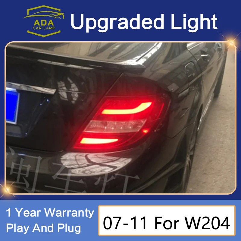 

Задняя фара для автомобиля Benz W204 2007-2011 C180 C200 C300, задсветильник s, светодиодные противотуманные фары, дневсветильник ходовые огни, тюнинг автомобильных аксессуаров