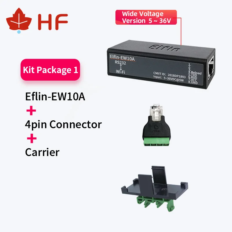 HF Наименьший Elfin-EW10A беспроводные сетевые устройства Modbus TPC IP Функция RJ45 RS232 для