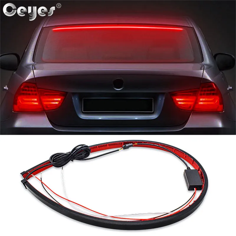 Автомобильная светодиодная лента стосветильник-сигнал 90 см с высоким креплением