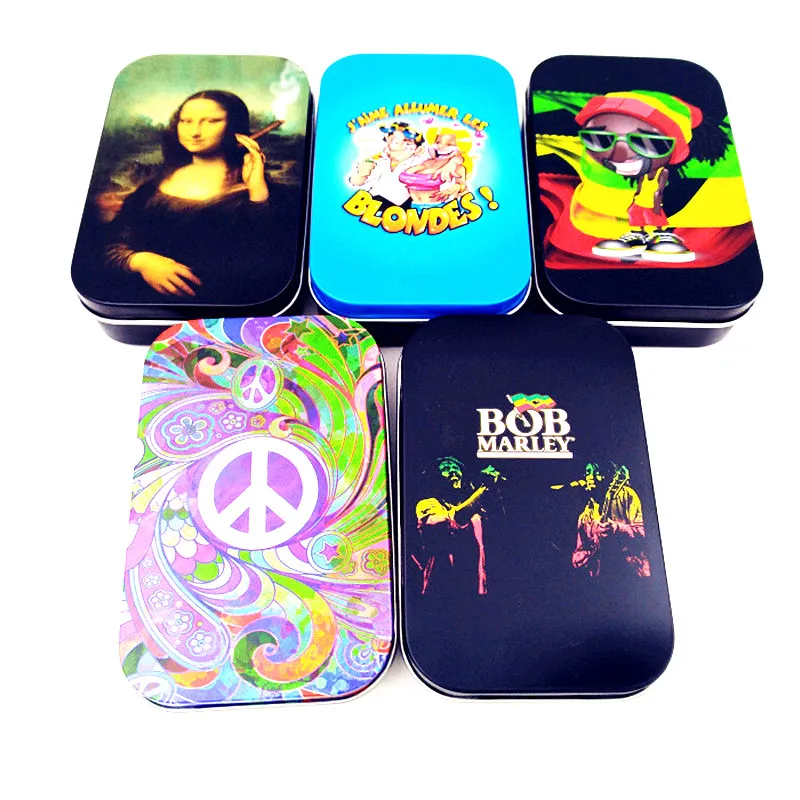 Боб Марли большой Tabaco чехол табак Ящик Контейнер для хранения тайник банка