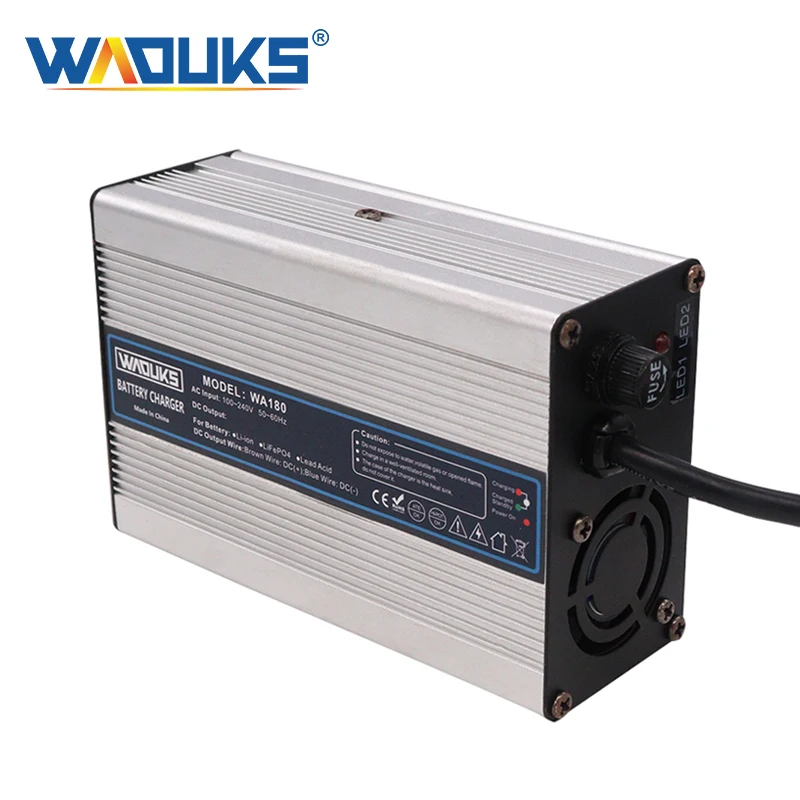 46.2V 3A Li-ion Battery Charger For 11S 40.7V Lithium EU US AU UK Plug for Auto Electric Bike | Электроника