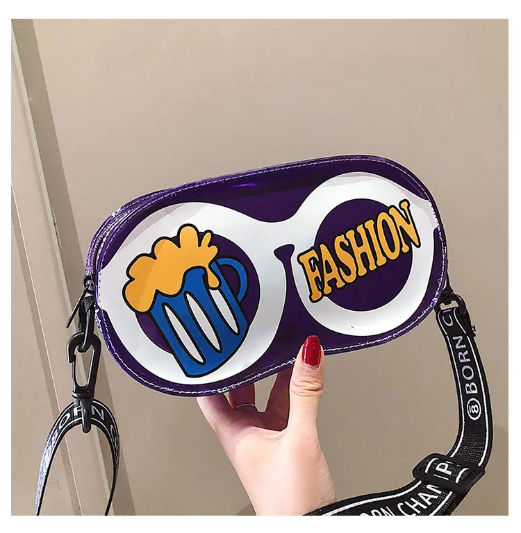 Новинка 2020 прозрачная Желейная сумка на плечо для женщин в стиле дикой улицы