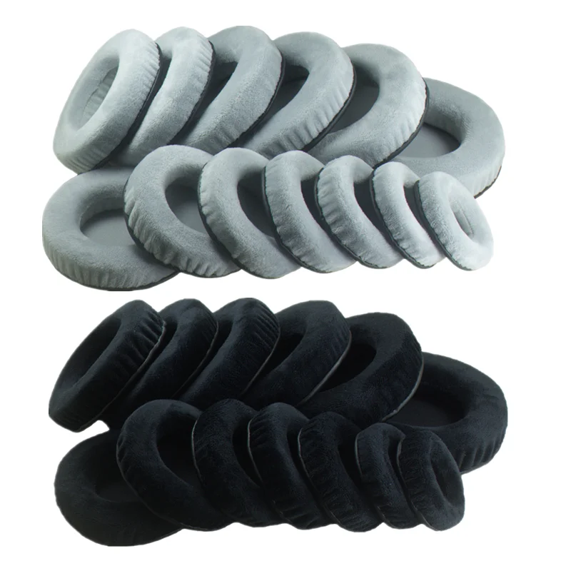 

Replacement VELVET Round Ear Pad 60MM 70MM 80MM 90MM 100MM 105MM Ear Cups Ear Pads for AKG K553 K240 Sony Philips Headphones