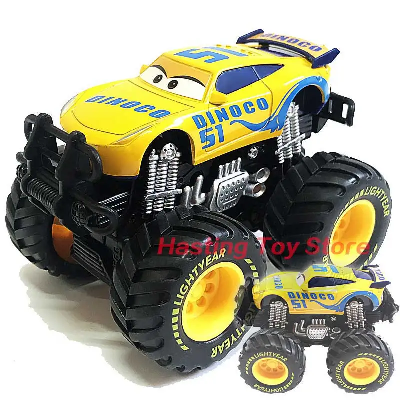 Машинка Тачки Disney Pixar Big wheel Молния Маккуин черный шторм Джексон Круз матер из