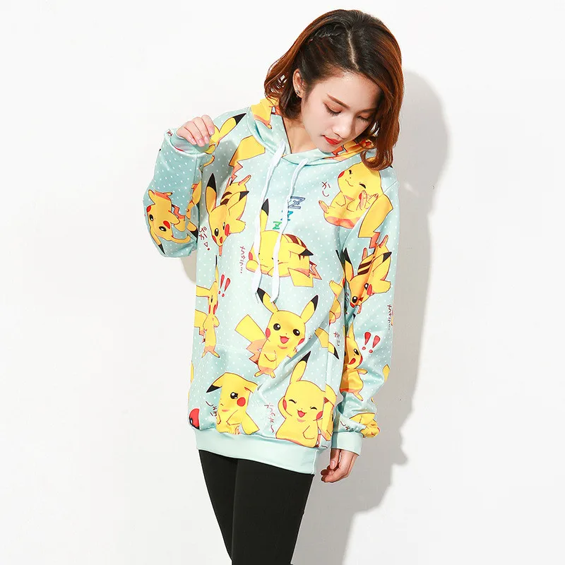 

Hiawatha Plus Size Autumn Winter Hoodies Women Fashion Cartoon Printed Hooded Sweatshirt Harajuku Style WY1159