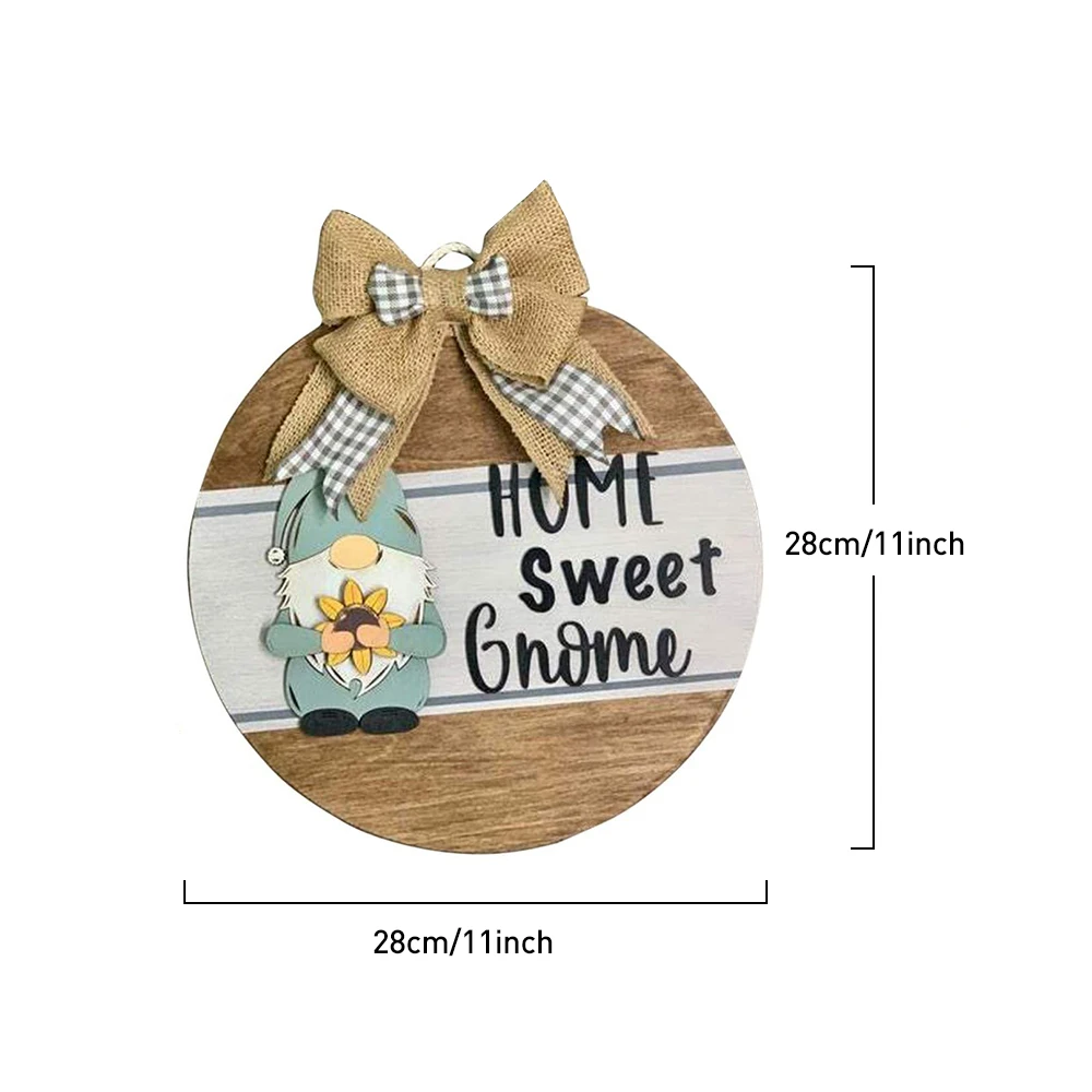 

1pcs Hanging Garland Rustic Wooden Board Interchangeable DIY Welcome Sign Pendant Front Porch Decor Door Wall Hangers Ornaments