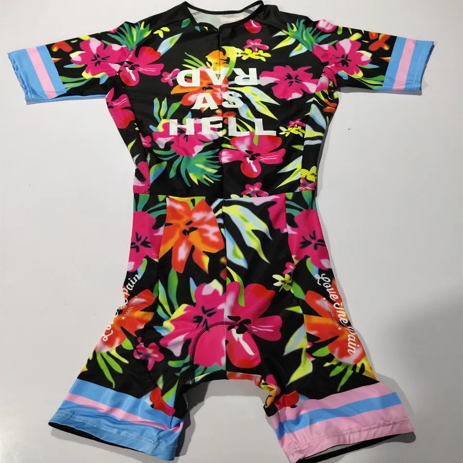 Триатлон любит боль Мужская велосипедная Джерси Быстросохнущий кожаный костюм