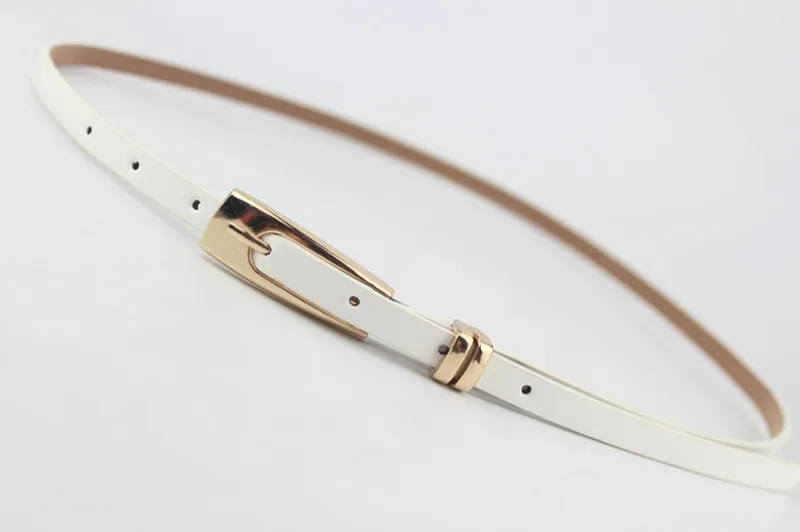 4 Цвета тонкий кожаный регулируемый ремень Элегантный женский красно коричневый