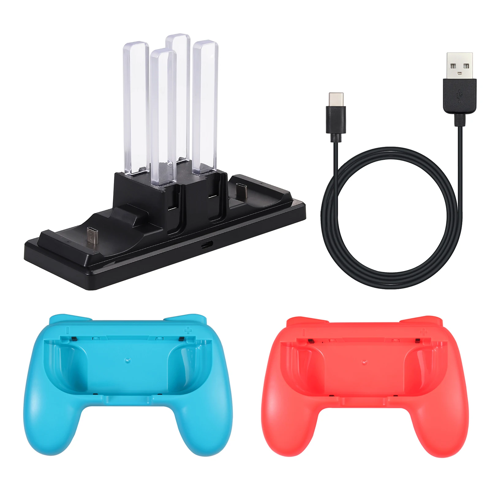 Proster для 6 в 1 зарядное устройство Колыбель контроллер nintendo Переключатель консоли