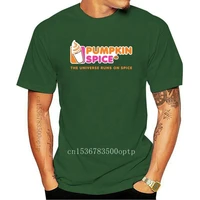 pumpkin spice dunkin donuts t shirt unisex funny coffee halloween sizes fall new gyms fitness tops tee shirt