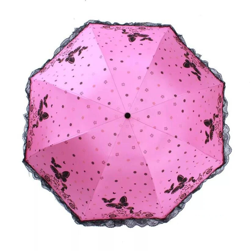 Новое поступление зонт с узором для красивой девушки дождь женские модные