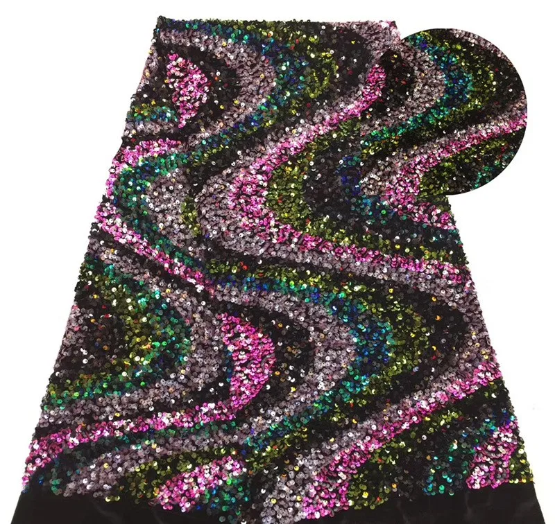 Африканский кружевной тюль с пайетками ткань 2020 высокое качество материал