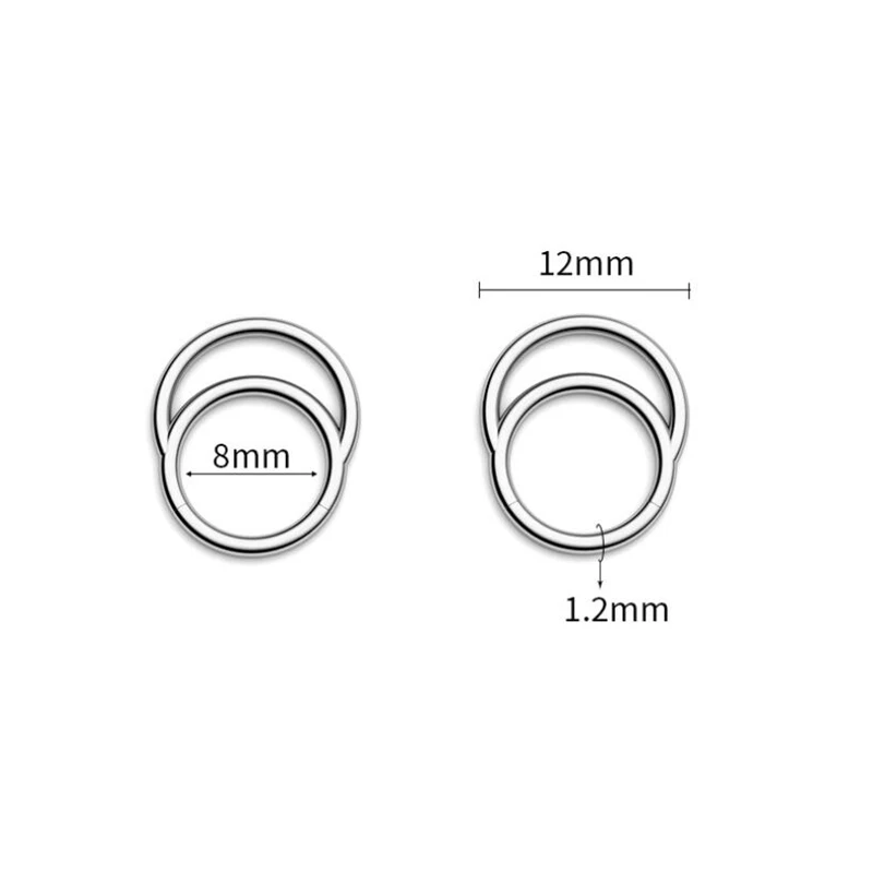 

316L Surgical Steel Nose Piercing Segment Hoop Septum Clicker Rings Lip Ear Cartilage Tragus Pircing Nose Ring Body Jewelry