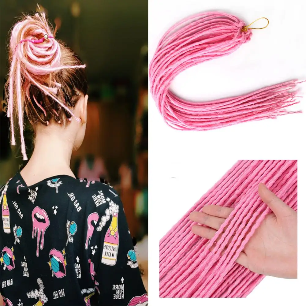 Mtmei волосы 20 &quot24 дреды наращивание волос прямые искусственные локоны в стиле Crochet