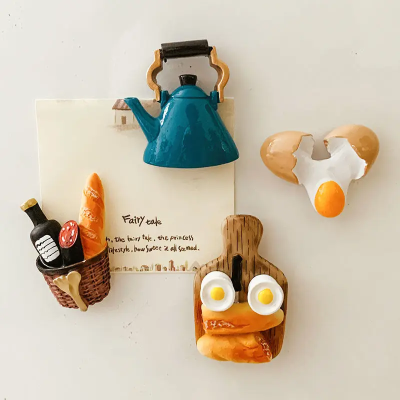 Трехмерная магнитная наклейка на холодильник креативное украшение бумага для