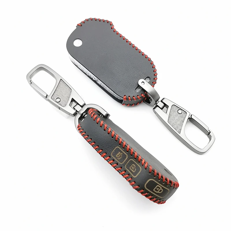 Складной кожаный брелок с 3 кнопками защитный чехол крышка капюшон для Kia ceed CD 2018 2019 sportage R Stinger sorento Cerato|Футляр