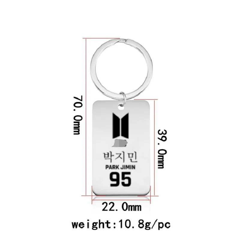 Kpop bangtan boys "Jin" "V" SUGA "RM" и т. д. Готический аккорер персонаж картина брелок из нержавеющей стали для женщин мужчин Bangtan ювелирные изделия