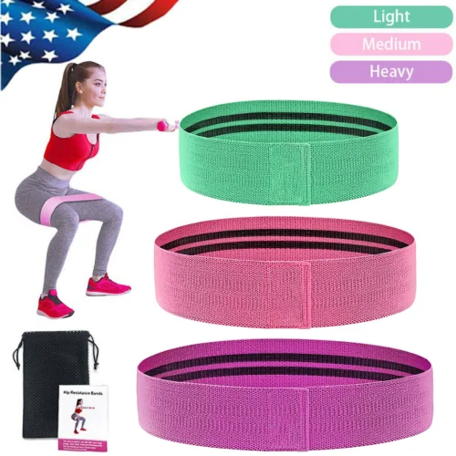 3 предмета в комплекте Эспандеры ткань Фитнес Йога бедра задник анти скольжения