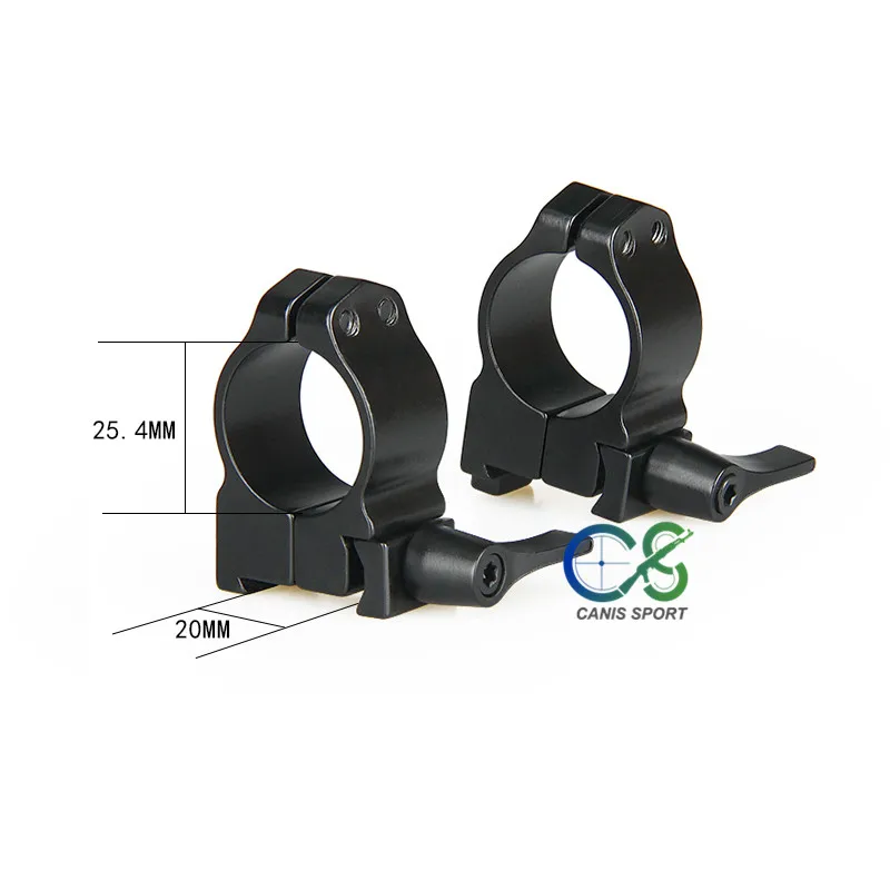 Новое поступление PPT быстросъемный прицел диаметр 25 4 мм базовый рельс 20 материал