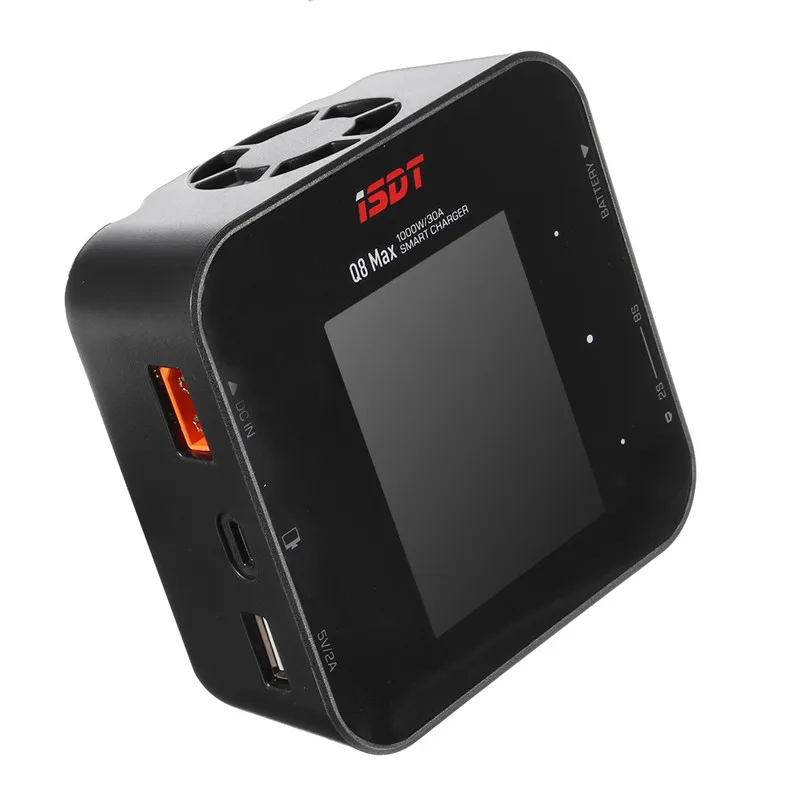 ISDT Q8 Max BattGo 1000 Вт 30A балансирующее зарядное устройство высокой мощности FPV Dis для 1 8S