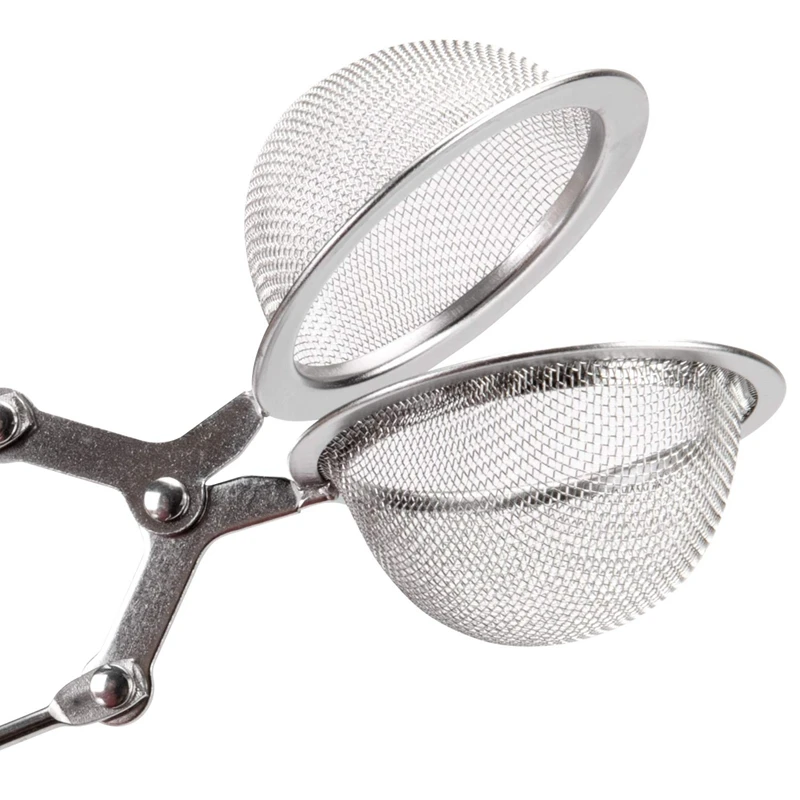 

3 Pack Snap Ball Tea Strainer Stainless Steel Tea Strainer with Handle for Loose Tea Fine Mesh Tea Balls Filter Infusers