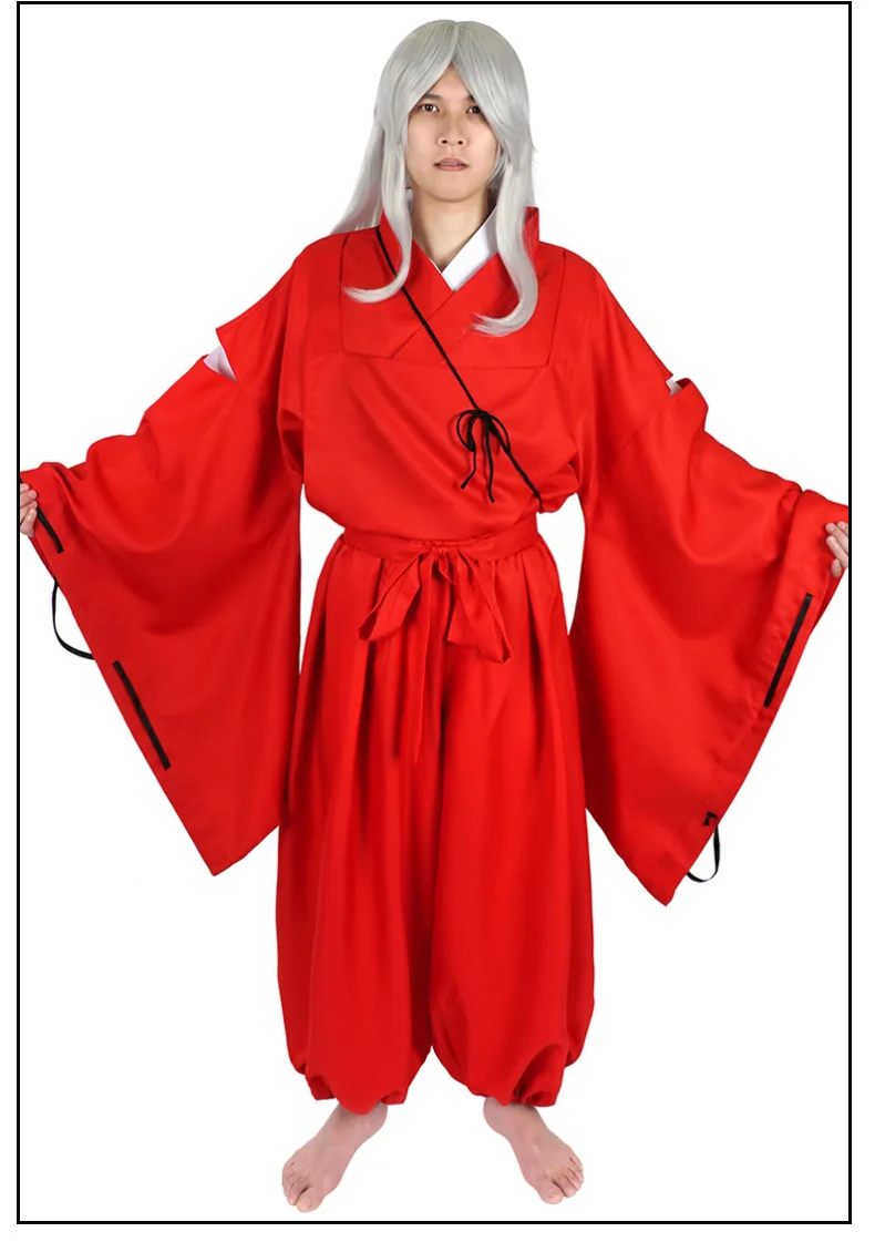 

Anime Inuyasha Cosplay Costume Inuyasha Suits Halloween Carnival Party Red Costumes