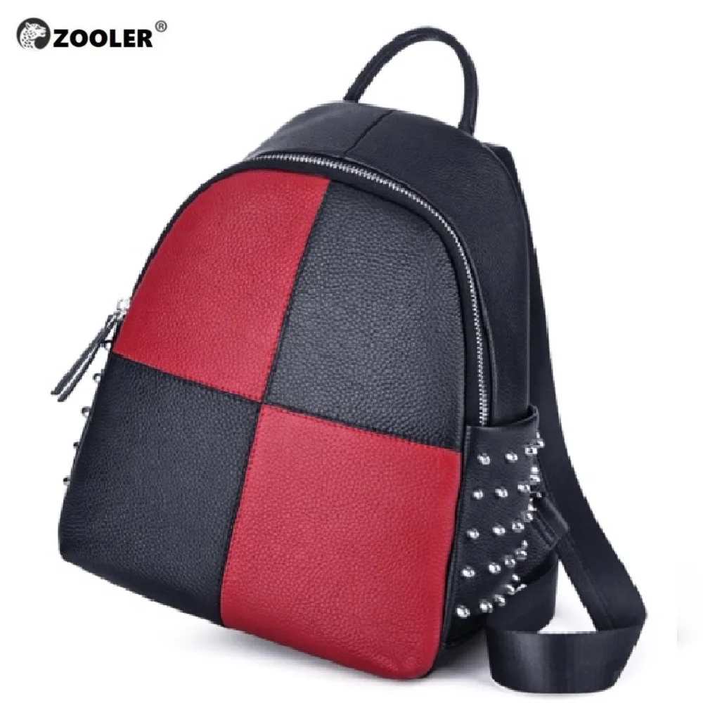 

Backpack Female Genuine Cow Leather Women backpack Zipper Trendy Ladies Shoulder Bag Classic Women Travel Bag Daily new -lt235