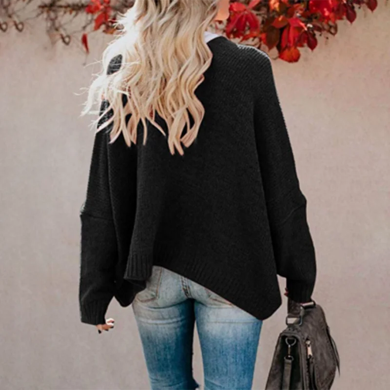 

Women's Knitted Cardigan Winter Thick Warm Long Cardigan with Pockets Female Long Sleeve New Vintage Sweater Outwear Coats