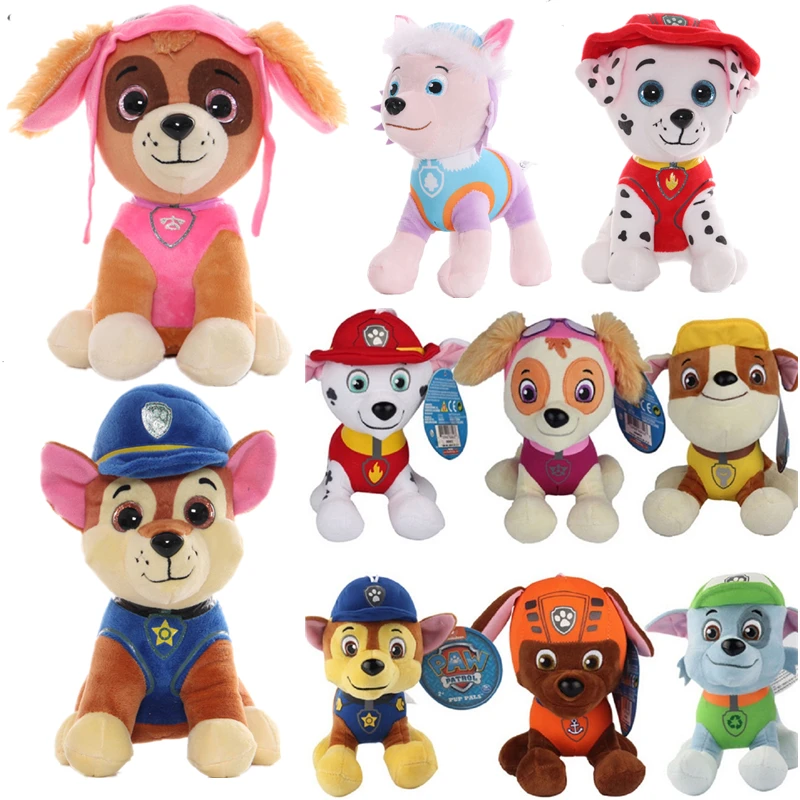 

Patrol Dog Toys Plush 20-30cm Cartoon Plush Doll Dog, Children Toy Puppy Dog Patrol Anime Figure juguetes patrulla canina Toy