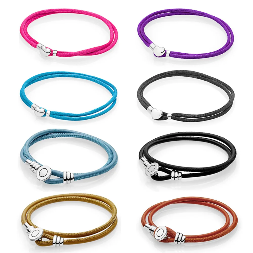 

6 PDB SL high quality 925 sterling silver series fashion charm DIY bracelet suitable for bead charm female bracelet jewelry gift