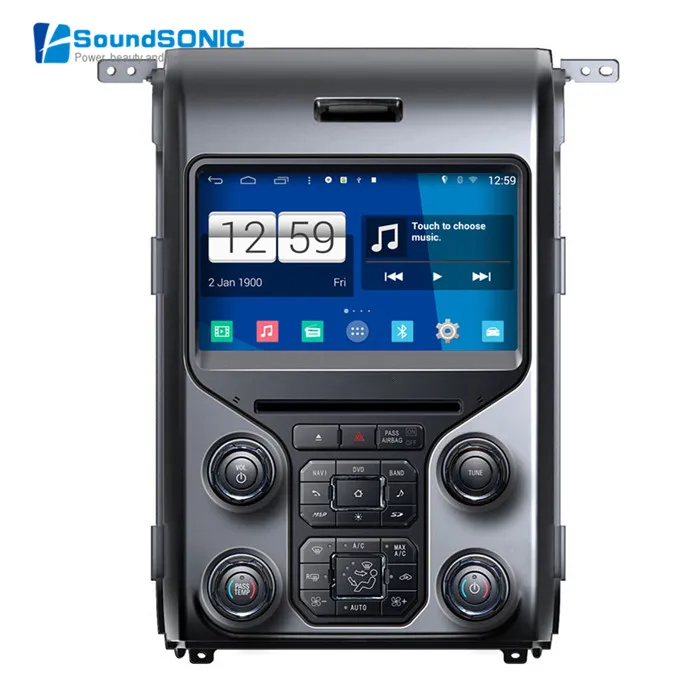 Автомагнитола для Ford F150 Android 4.4.4 2 Din DVD GPS аудио видео плеер Raptor + бесплатная HD