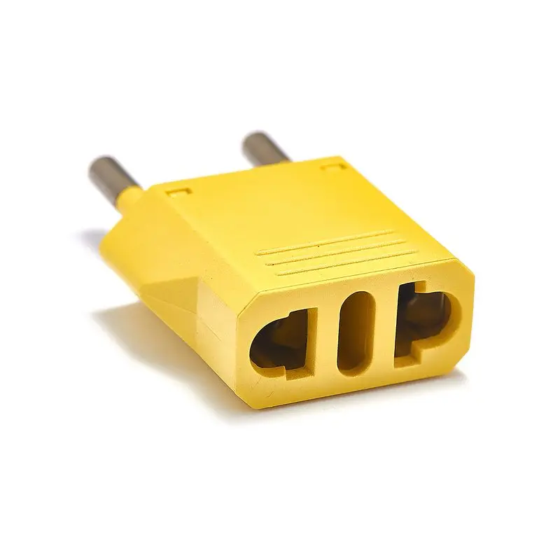 1pcs US To EU Plug Adapter Converter Japan European American adapter Type C Travel Power Electric Sockets Outlet | Электроника