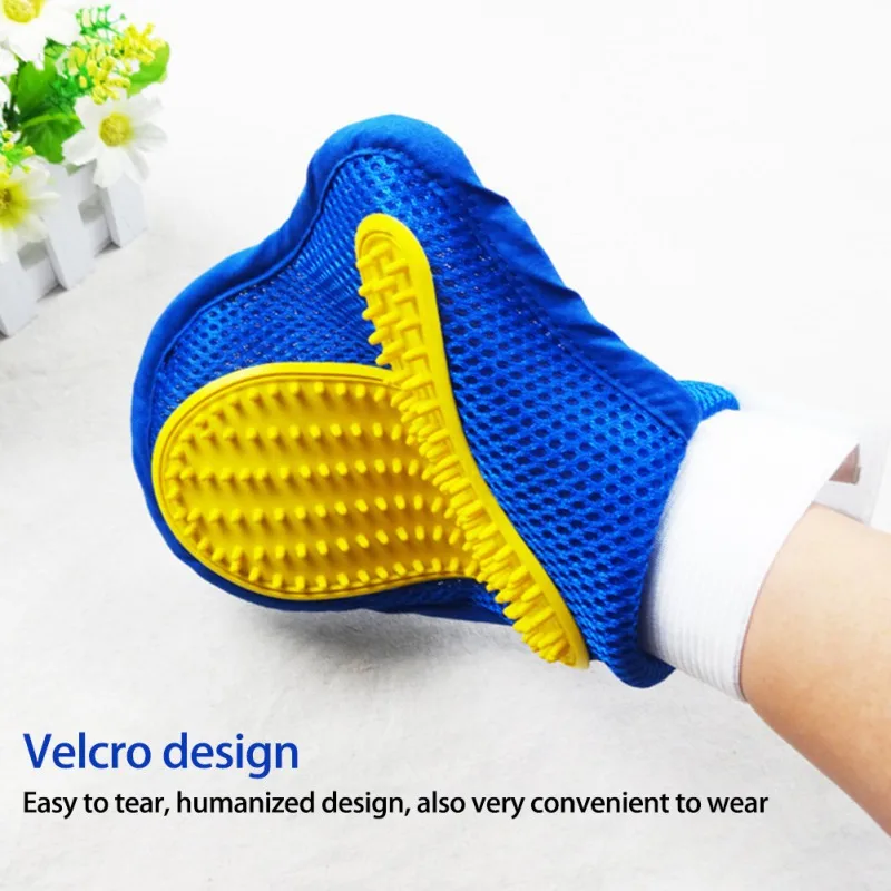 

Simple furniture Pet Massage Durable Breathable Colored Soft Gloves Specially Designed For Long-Haired Pets Colored Rubber