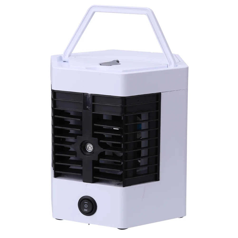 

Portable Air Conditioner Small USB Desktop Air Cooler Built-in Ice Box Cooling Fan Strong Wind for Home Office
