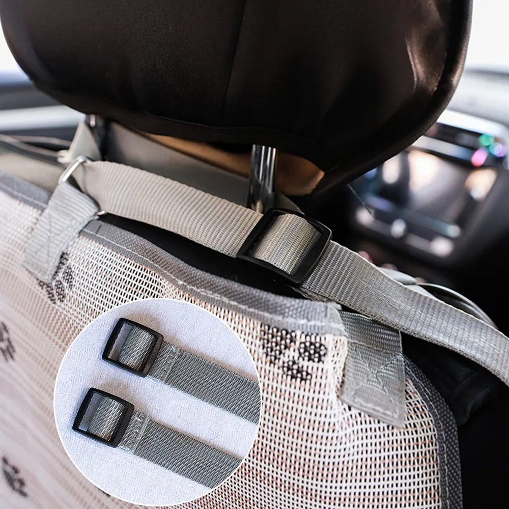 Auto Pet Barrier Mesh Dog Car Safety Travel Isolation Net Vehicle Back Seat Protection Adjustable | Дом и сад