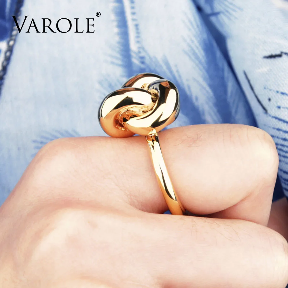 Модное кольцо VAROLE с завязками в Форме Знака бесконечности дизайнерские