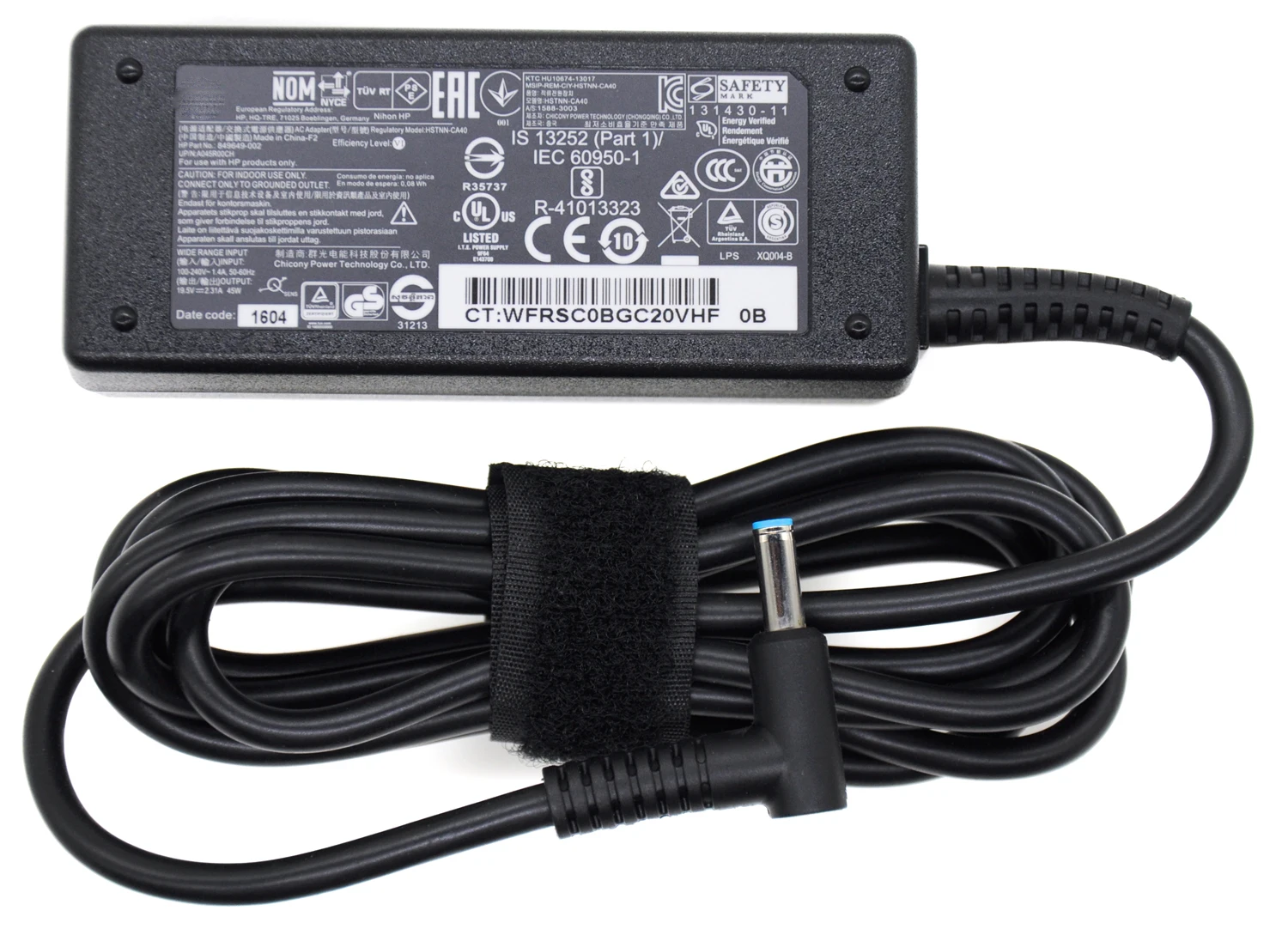 

Original 19.5V 2.31A 45W FOR HP TPN-C126 TPN-Q167 HSTNN-DA40 450 G5 TPN-W125 TPN-LA03 TPN-DA16 laptop AC adapter charger supply