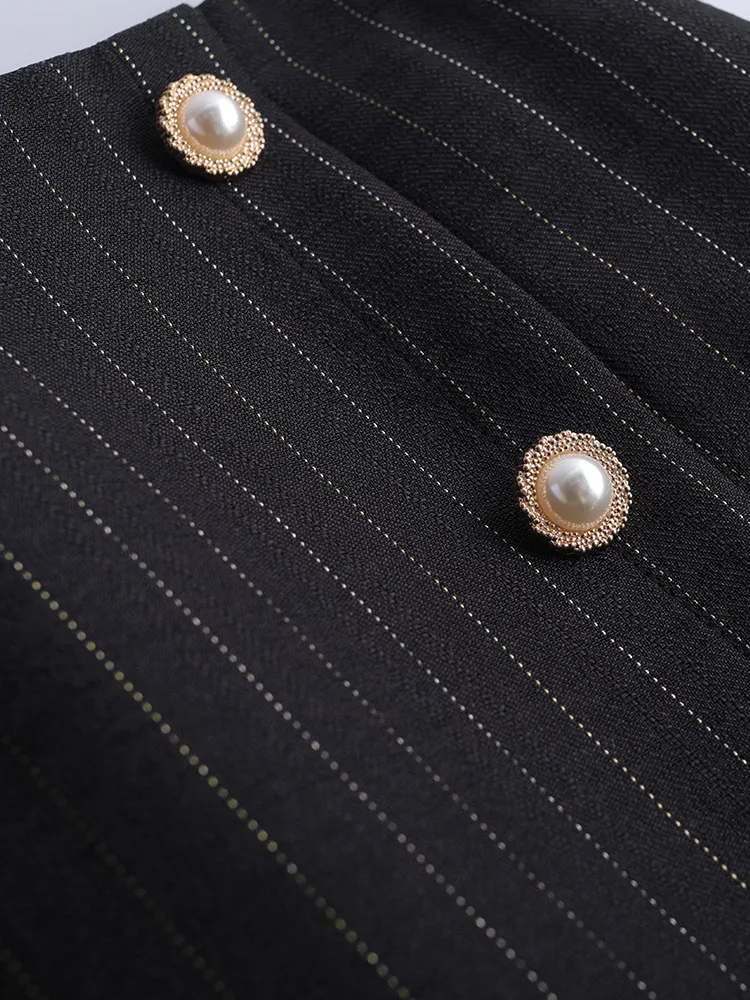 Женская осенне-зимняя мини-юбка с высокой талией | одежда