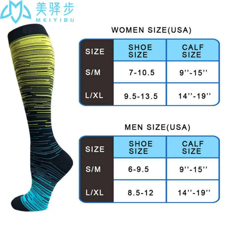 3 Pairs PER SET Compression Socks for Women Men Best Medical Stockings,Nursing,Hiking,Travel Flight Socks Running & Fitness