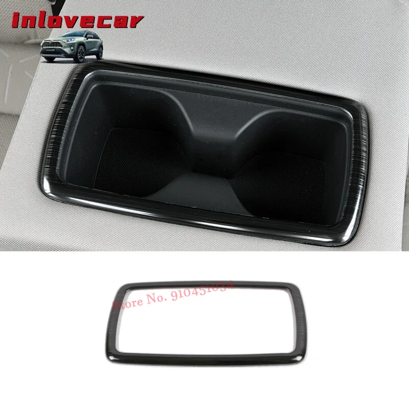 

Stainless Steel For Toyota RAV4 RAV 4 2019 2020 Water Coffee Drink Cup Holder Frame Decorative Cover Trim Car Interior Styling