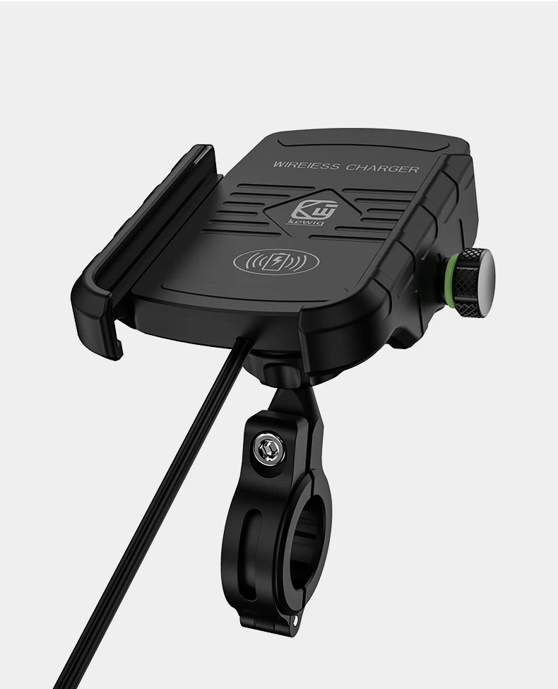360 Вращающийся беспроводной зарядный держатель для мотоцикла из алюминиевого сплава, держатель для телефона, держатель для смартфона Moto, держатель gps