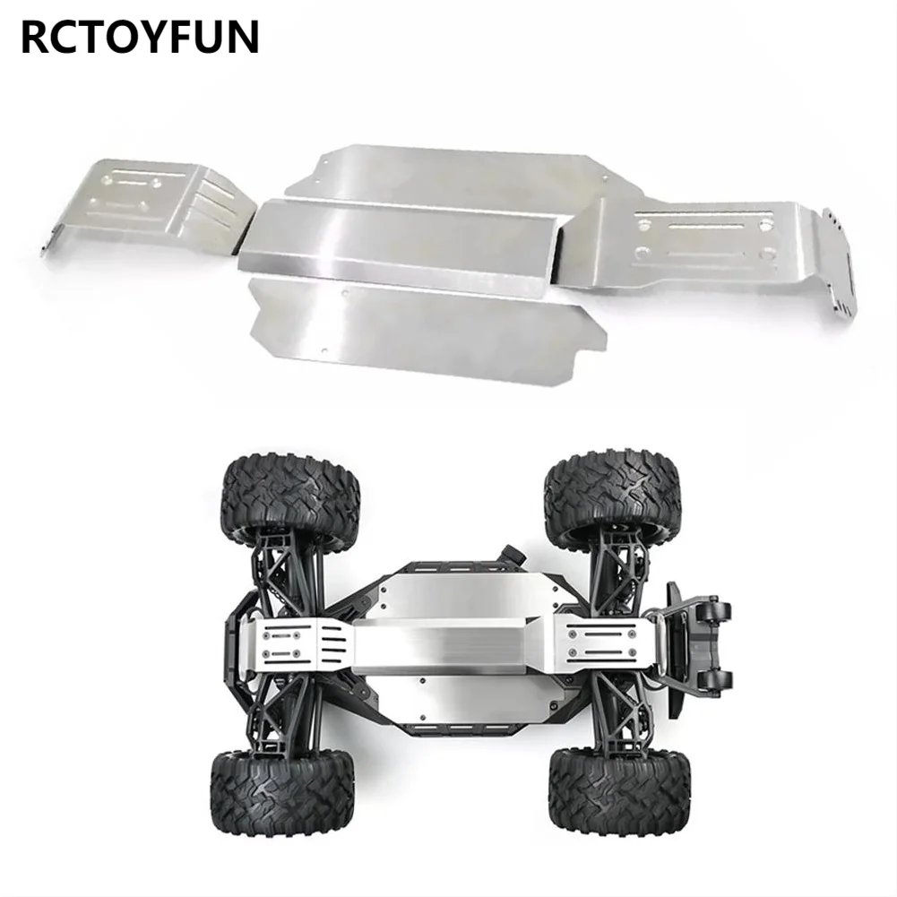 

Автомобиль с дистанционным управлением, корпус из нержавеющей стали, Противоударная броня для TRAXXAS MAXX 1/10 Small X, запасные аксессуары для шасси