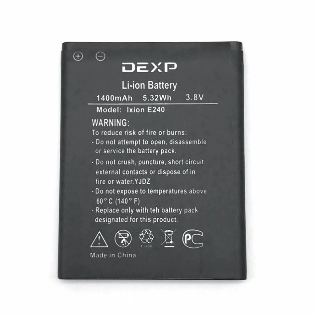 1 шт. высокое качество новый оригинальный Ixion E240 батарея для DEXP мобильный телефон