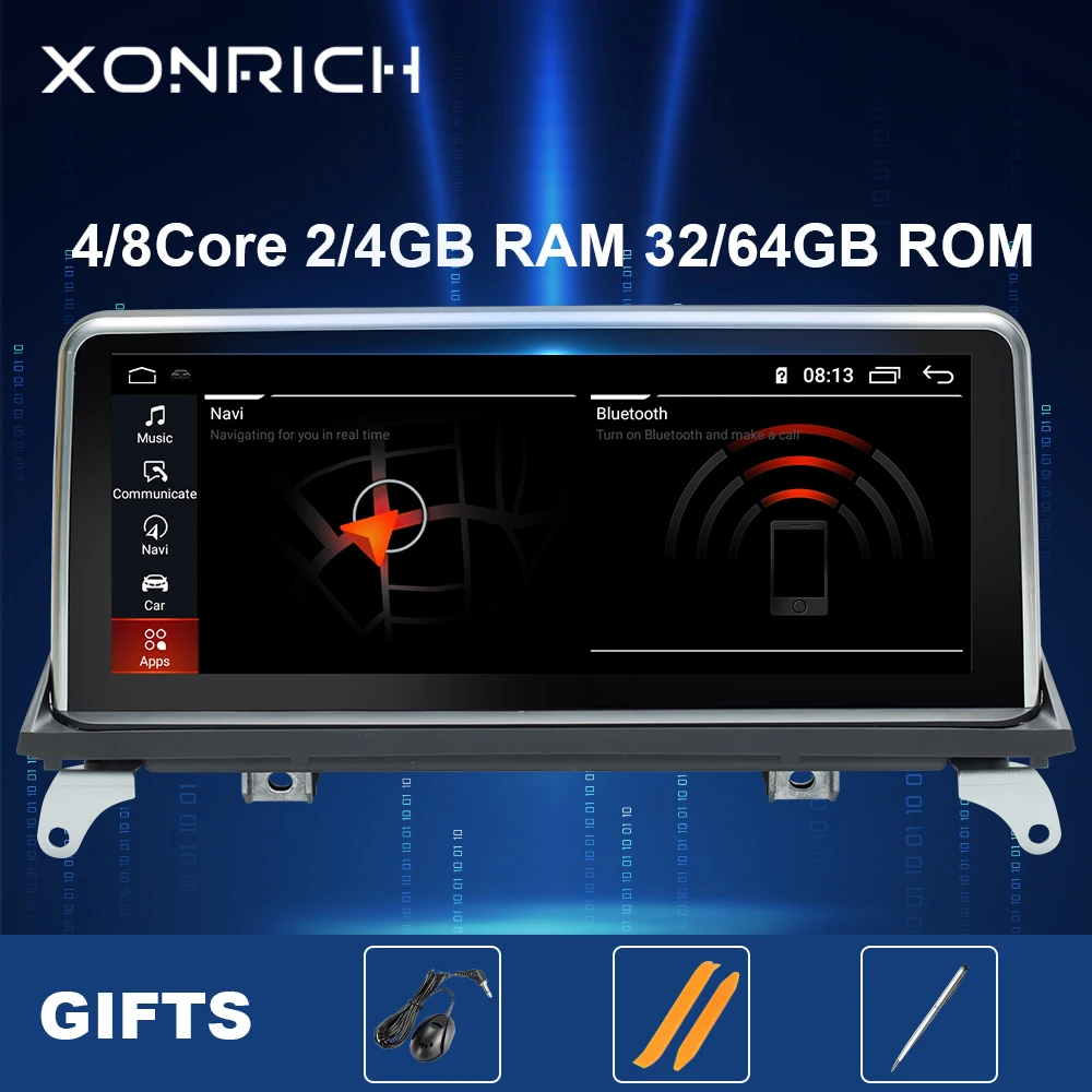 

Android 10.0 Car Radio Multimedia For BMW X5 E70 X6 E71 2007-2013 Original CCC or CIC GPS Navigation Stereo Audio Head unit 4GB