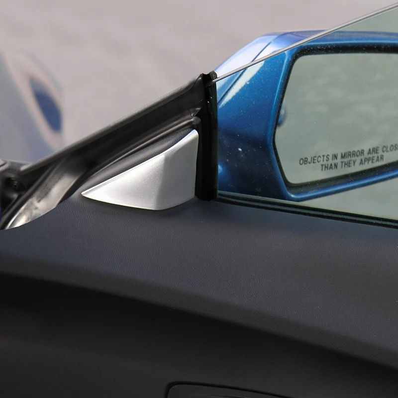 

Car Styling A-Pillar Decorative Sticker Window Triple-cornered Cover Trim for Chevrolet Camaro 2017+