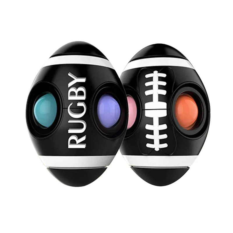 Популярный новый дизайн простой ручной попрыгивающий регби пузырьки сенсорные