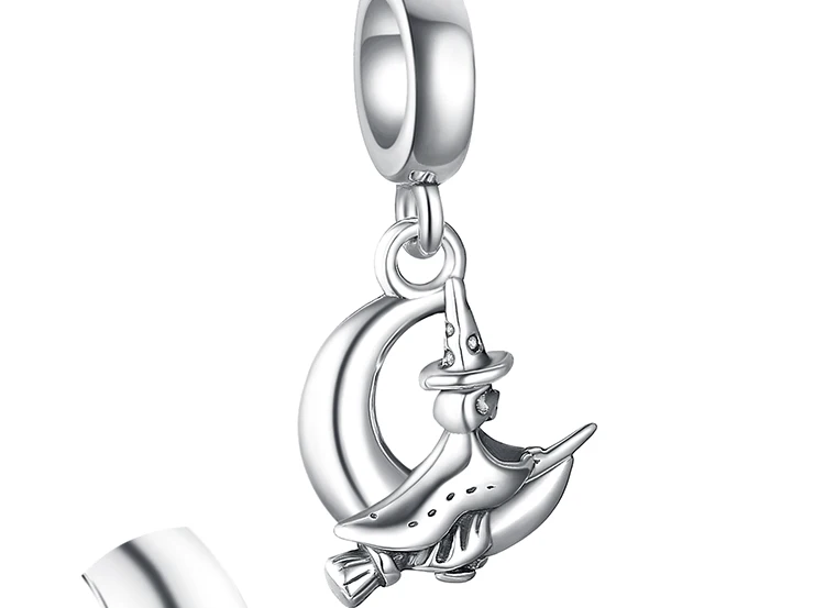 JewelryPalace 925 пробы Серебряная Магия любовь Ведьма Шарм бусины для мамы и дочки Лидер продаж красивые подарки